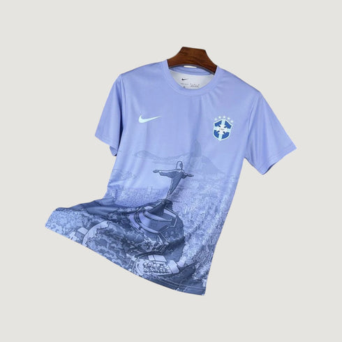 Brésil – Maillot Pré-Match 25/26 – Bleu